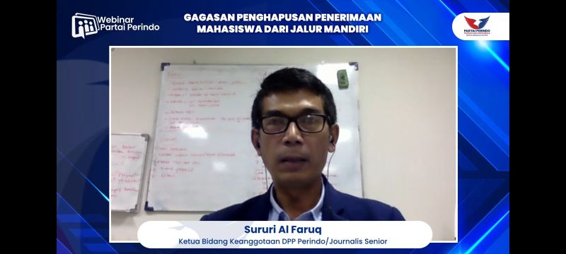 Partai Perindo: Penerimaan Mahasiswa Jalur Mandiri Harus Dipertahankan