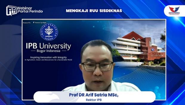 Rektor IPB Berharap RUU Sisdiknas Punya Tiga Sifat Ini