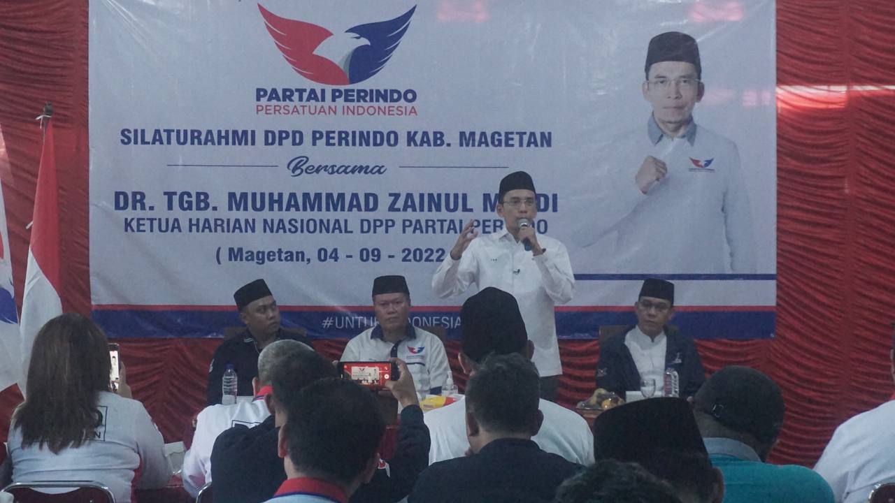 TGB Zainul Majdi: Kader Partai Perindo Jangan Hanya Andalkan Medsos