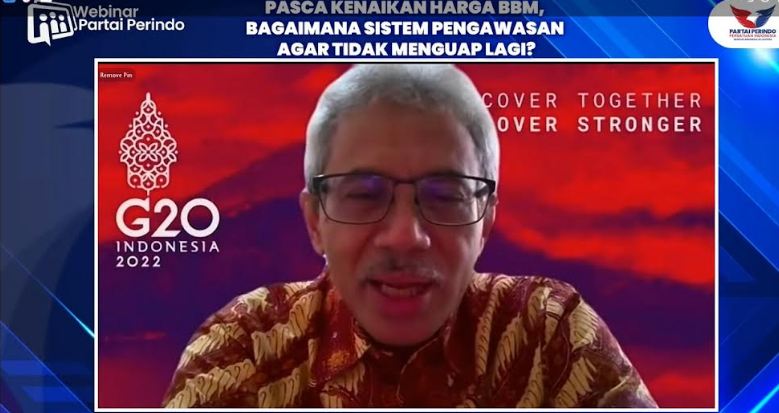 Di Webinar Partai Perindo, BPH Migas Ungkap Alasan Pemerintah Naikkan Harga BBM