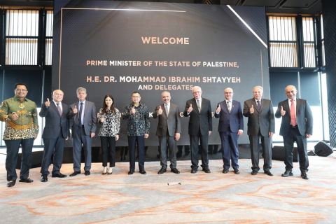 HT dan PM Palestina Bertemu: Hari Ini Kita Lihat Kisah Sukses yang Dibanggakan Indonesia