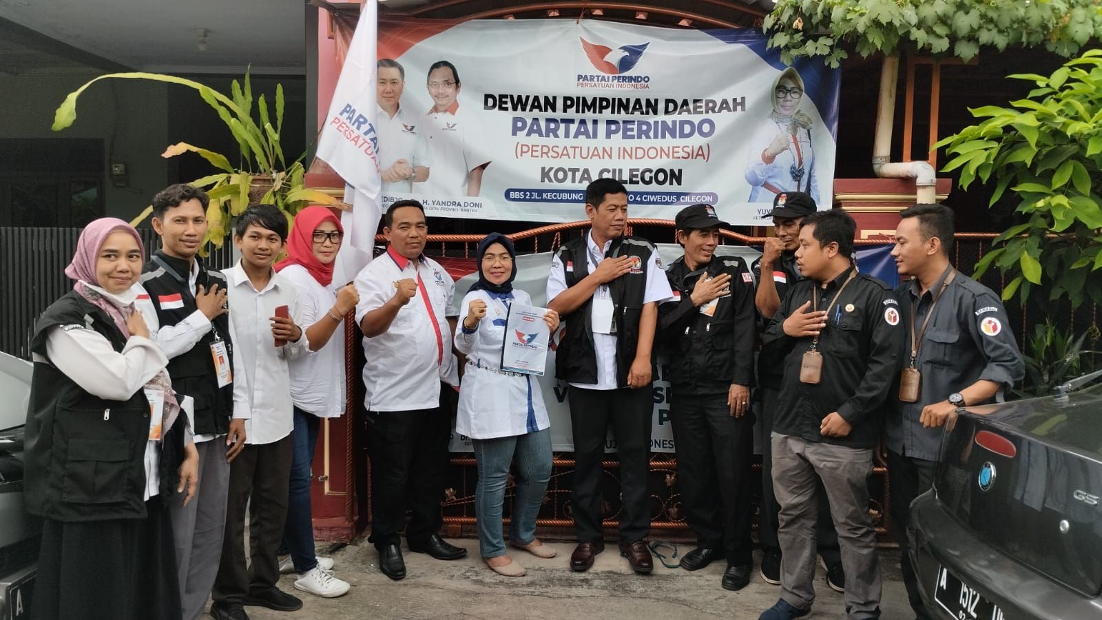 Dikunjungi KPU, Partai Perindo Kota Cilegon Sukses Jalani Verfak Awal