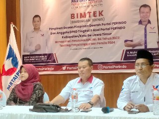 Di Bimtek Partai Perindo se Jatim, BPSDM Beri Materi Peningkatan Kualitas SDM