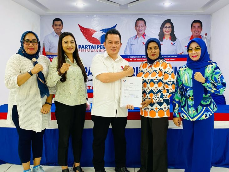 Resmi Bergabung, Ketua Srikandi PP Sumut Didapuk Pimpin Kartini Perindo