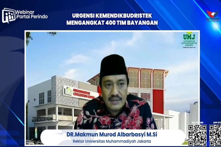 Soal 400 Anggota Tim Bayangan, Rektor UMJ Curiga Orang Dekat Menteri Nadiem Berkuasa Melebihi Dirjen