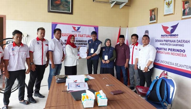 KPU Nyatakan Partai Perindo Sampang Lolos Verifikasi Faktual Peserta Pemilu 2024