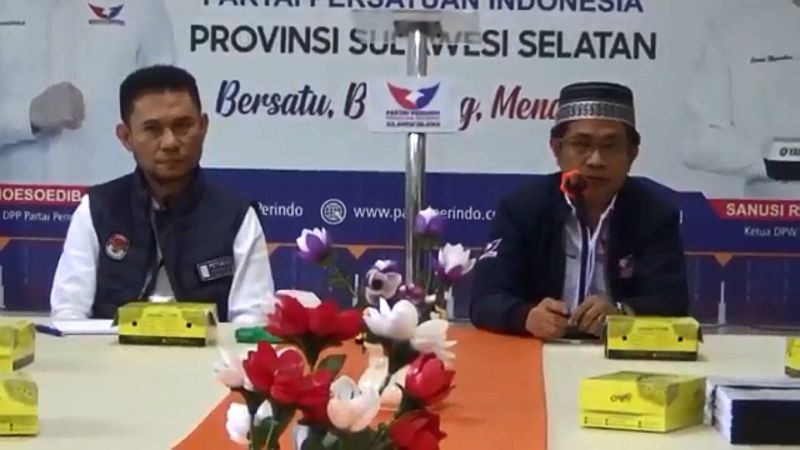 DPW Partai Perindo Sulsel Lolos 3 Syarat Verifikasi Faktual KPU