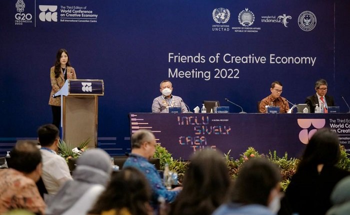 Bicara di Forum WCCE, Wamenparekraf Angela Tanoesoedibjo Dorong Pemulihan Ekonomi Kreatif Global 