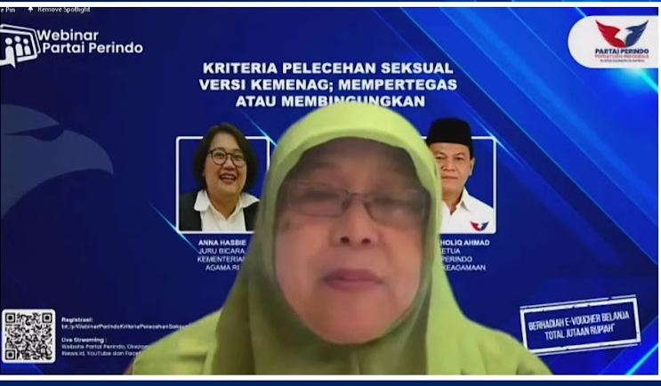 Webinar Partai Perindo: Faktor Penyebab Kekerasan Seksual hingga Kemenag Keluarkan PMA