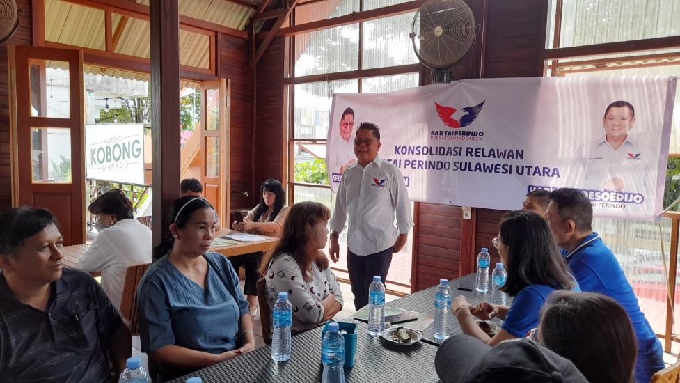 DPP Partai Perindo Gelar Konsolidasi Relawan di Sulawesi Utara