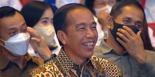 Hadiri Ulang Tahun Partai Perindo, Presiden Jokowi Tertawa Ditanya Parpol Paling Disukai