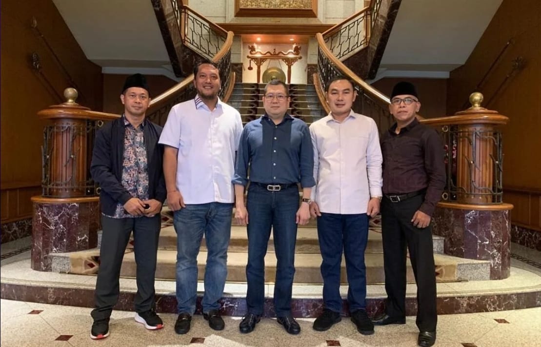 Hary Tanoesoedibjo Diskusi dengan Wakil Bupati Tangerang