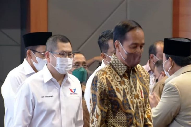 HUT ke-8 Partai Perindo, Hary Tanoesoedibjo Sambut Kehadiran Presiden Jokowi 