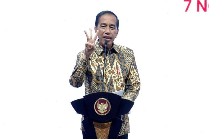Di Acara HUT ke-8 Partai Perindo, Jokowi Tebak Prabowo Presiden Selanjutnya 