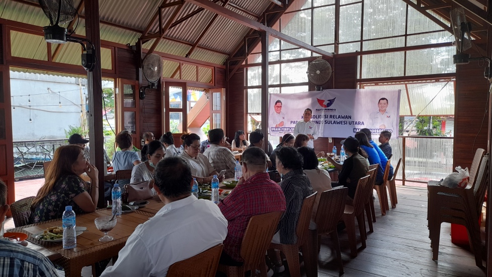 Konsolidasi Relawan di Sulut, Partai Perindo Sangat Siap Menghadapi Pemilu 2024