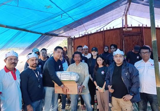 Lewati Banyak Rintangan, DPP Pemuda Perindo Salurkan Bantuan Sosial untuk Korban Gempa Cianjur
