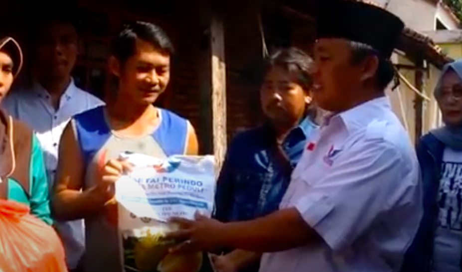 Lolos Verifikasi Faktual, Partai Perindo Kota Metro Gelar Baksos