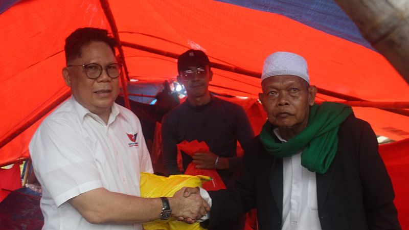 Bantu Korban Gempa Cianjur, Partai Perindo: Agar Warga Rasakan Kepedulian
