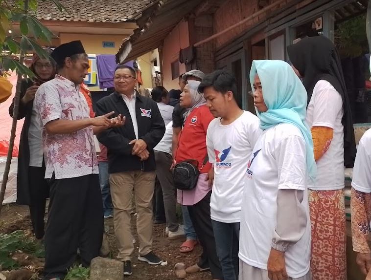 Partai Perindo Berikan Bantuan di 4 Lokasi Terdampak Gempa Cianjur