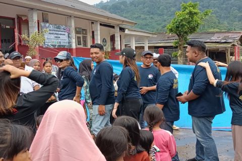 Pemuda Perindo Bantu Anak-anak Korban Gempa Cianjur Hilangkan Trauma