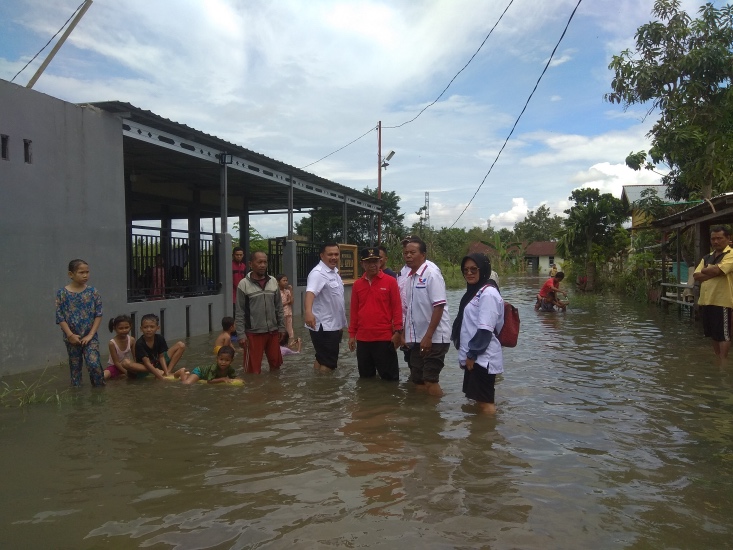 Prihatin Korban Banjir, Partai Perindo Sunggal Minta Pemerintah Perbaiki Drainase