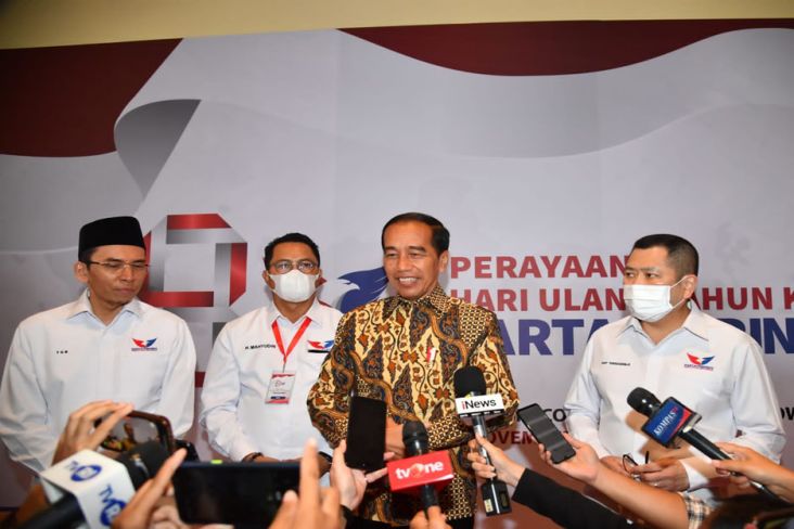 Ditanya HT soal Tips Kemenangan, Ini Jawaban Jokowi
