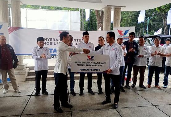 DPP Partai Perindo Bagikan Mobil 'Ngayah' ke DPW Bali