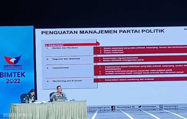 Kemendagri Ingatkan Pentingnya Peran Pemuda dan Media Sosial di Bimtek Partai Perindo