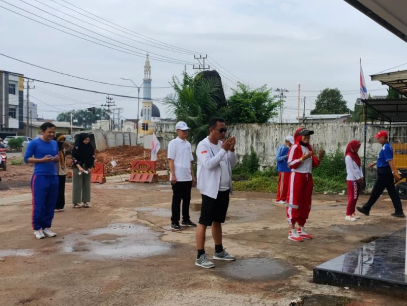 Partai Perindo Palembang Gelar Senam Pagi, Upaya Wujudkan Indonesia Sehat