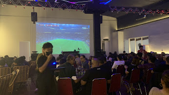 Membludak, Nobar Argentina Vs Prancis Dihelat Pemuda Perindo di Cakung 
