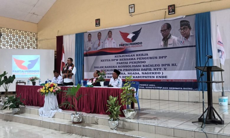 Partai Perindo Ajukan Aries sebagai Calon Bupati Ende di Pilkada 2024