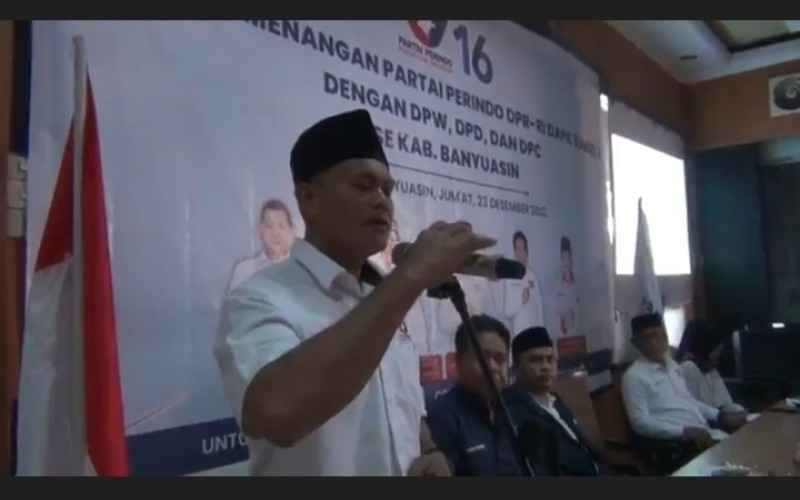Struktur Rapi, Partai Perindo Musi Banyuasin Optimistis Capai Target Pemilu 2024