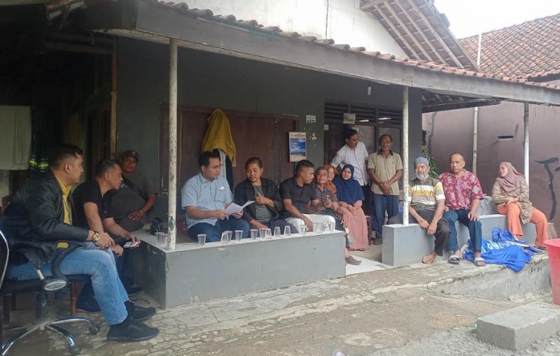 Tama Langkun Beri Advokasi ke Warga Sukahati yang Belum Terima Kompensasi Pembebasan Lahan