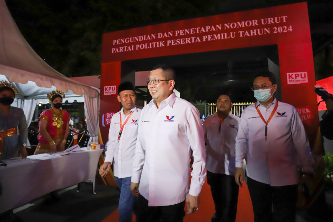 Partai Perindo Nomor Urut 16 di Pemilu 2024, HT: Semangat Raih Double Digit!