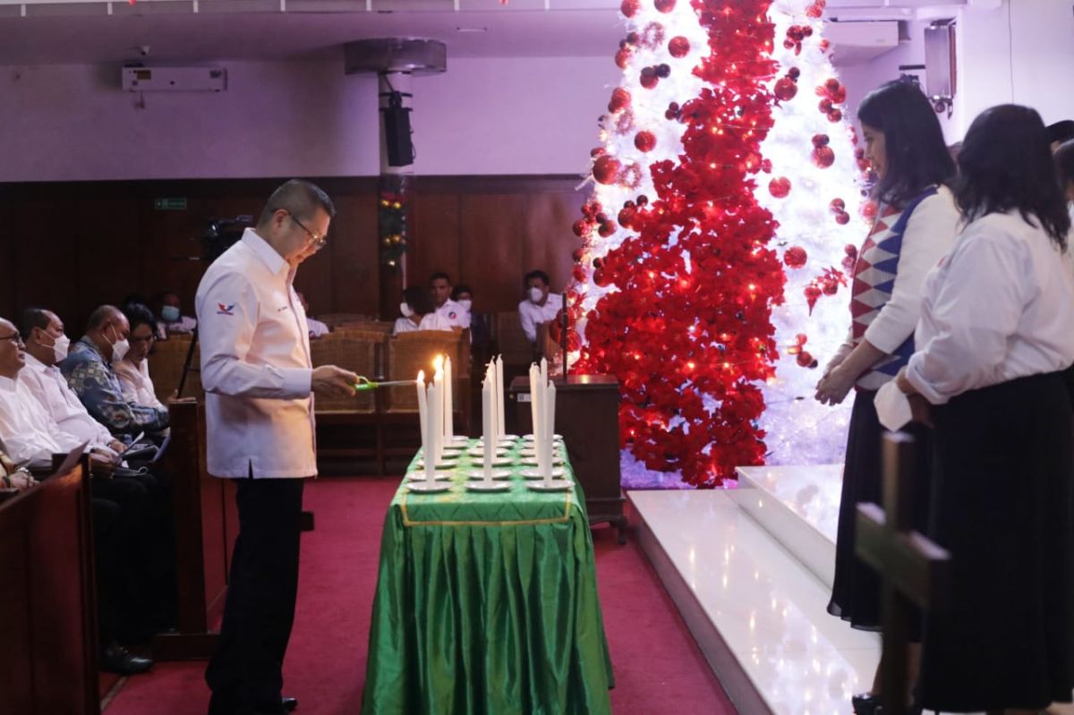 Hary Tanoesoedibjo Hadiri Acara Natal Bersama RPA dan Kartini Perindo: Perjuangan Mereka Luar Biasa!