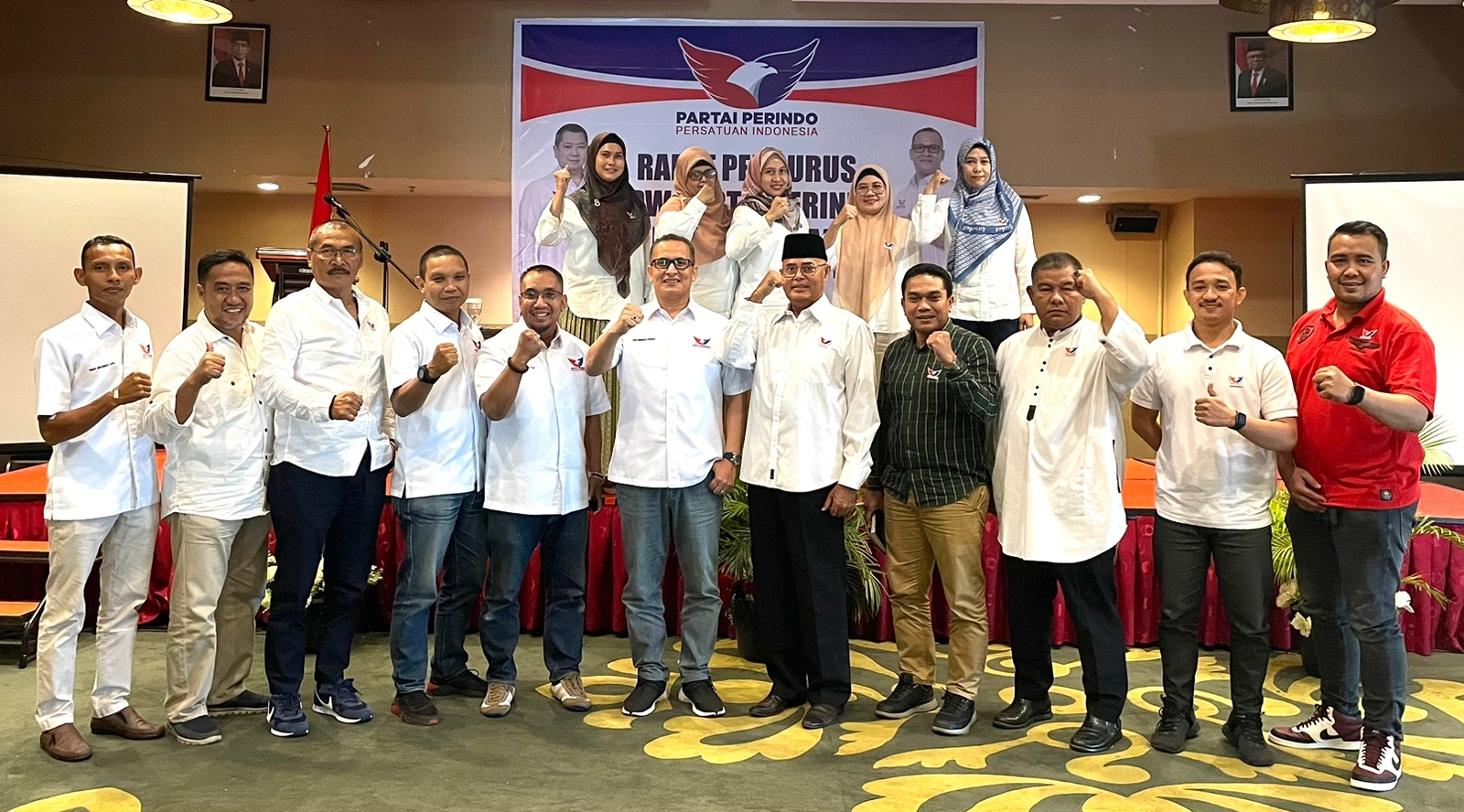 Gelar Rapat Konsolidasi, Partai Perindo Riau Target Tembus PT 4 Persen