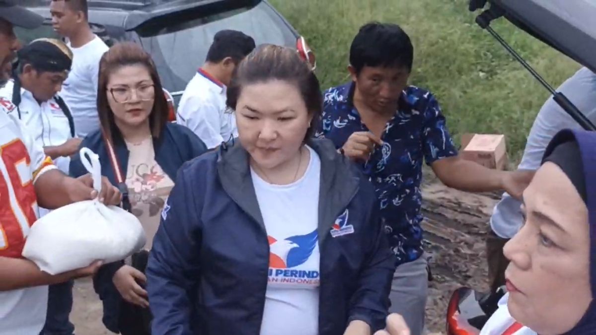 Partai Perindo Berikan Bantuan pada Korban Banjir di Sulut