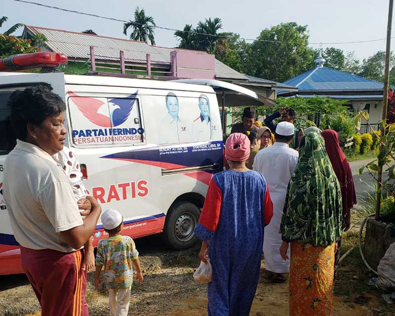 Warga Betara Sanjung Respon Cepat Peduli Kesehatan Ambulans Perindo