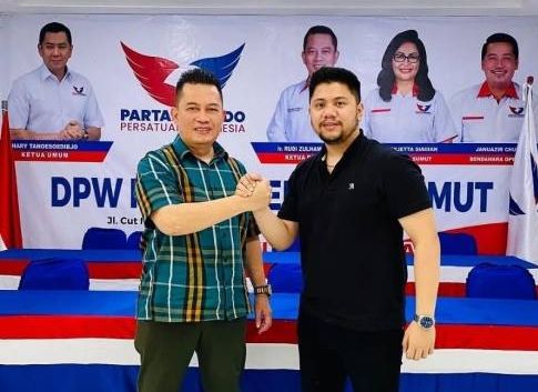 Peduli Milenial, Ketua DPD KNPI Medan Resmi Gabung Partai Perindo