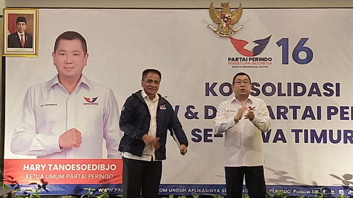HT Lantik Letjen TNI (Purn) R Wisnoe Prasetja Boedi Jadi Ketua DPW Partai Perindo Jawa Timur