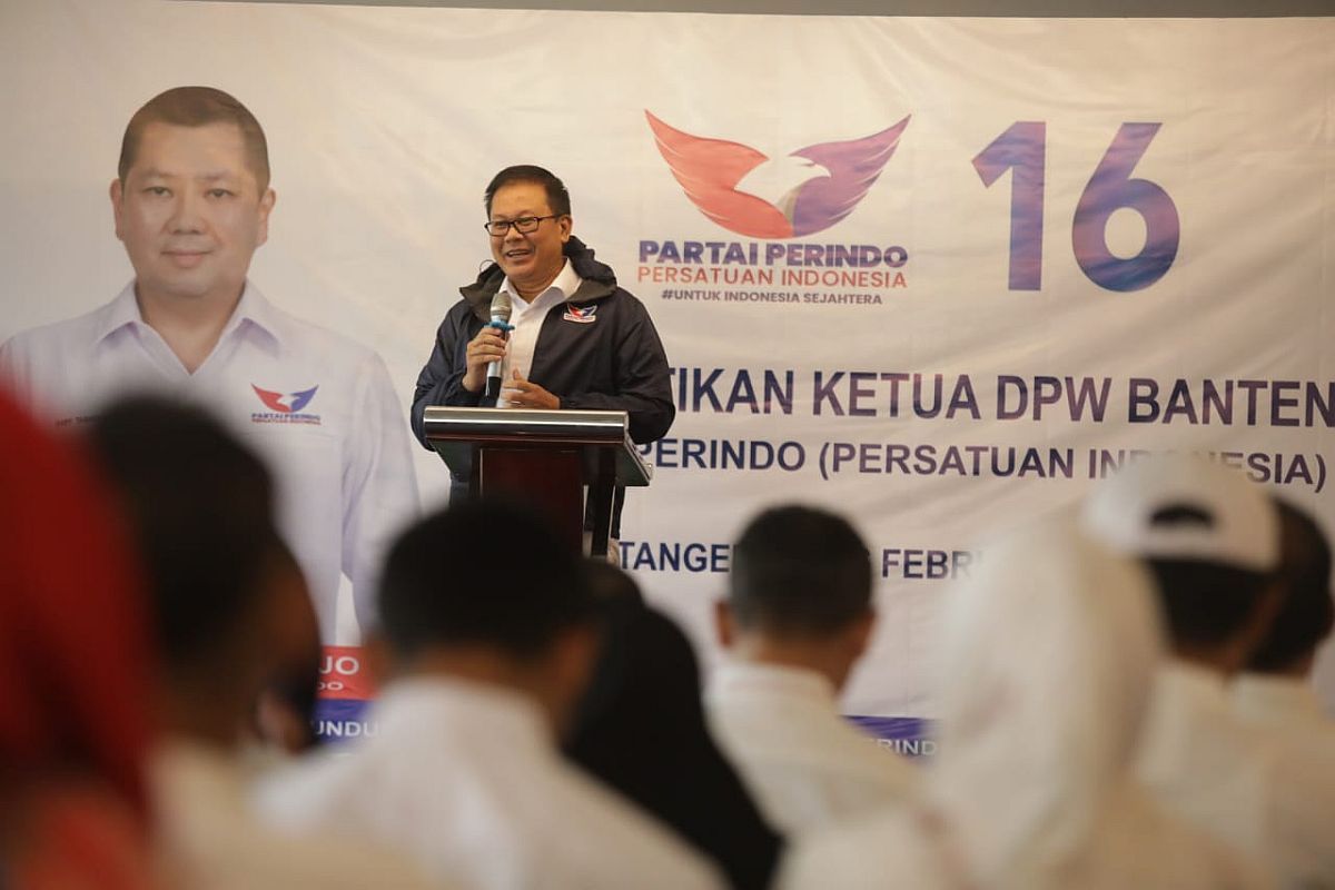 Alasan Hary Tanoesoedibjo Lantik Joko Warsito Jadi Ketua DPW Partai Perindo Banten: Beliau Tahu Medan!