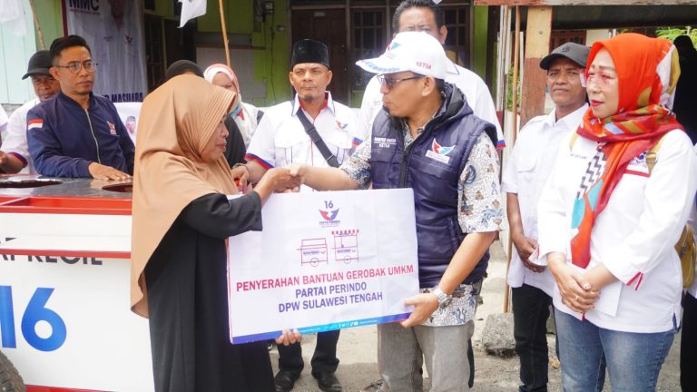 Partai Perindo Sulteng Bantu UMKM dan Pembangunan Masjid di Sigi 