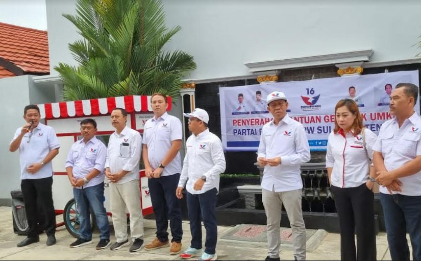 Dapat Gerobak Gratis, Pedagang di Sultra: Terima Kasih Partai Perindo Semoga Makin Jaya