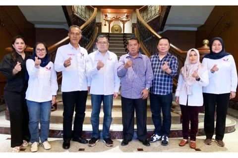 Diskusi dengan Pengurus DPW Partai Perindo Jambi, HT: Maju Terus Raih Kursi Dua Digit 