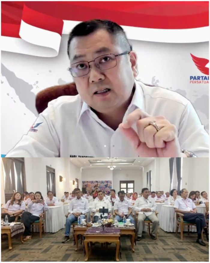 Beri Arahan di Konsolidasi Partai Perindo se-Bali, HT Optimistis Target Perolehan Kursi Legislatif Tercapai