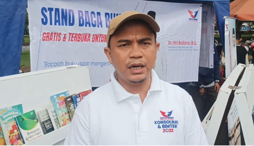 Heri Budianto: Stand Baca Buku Bukti Kontribusi Partai Perindo untuk Masyarakat