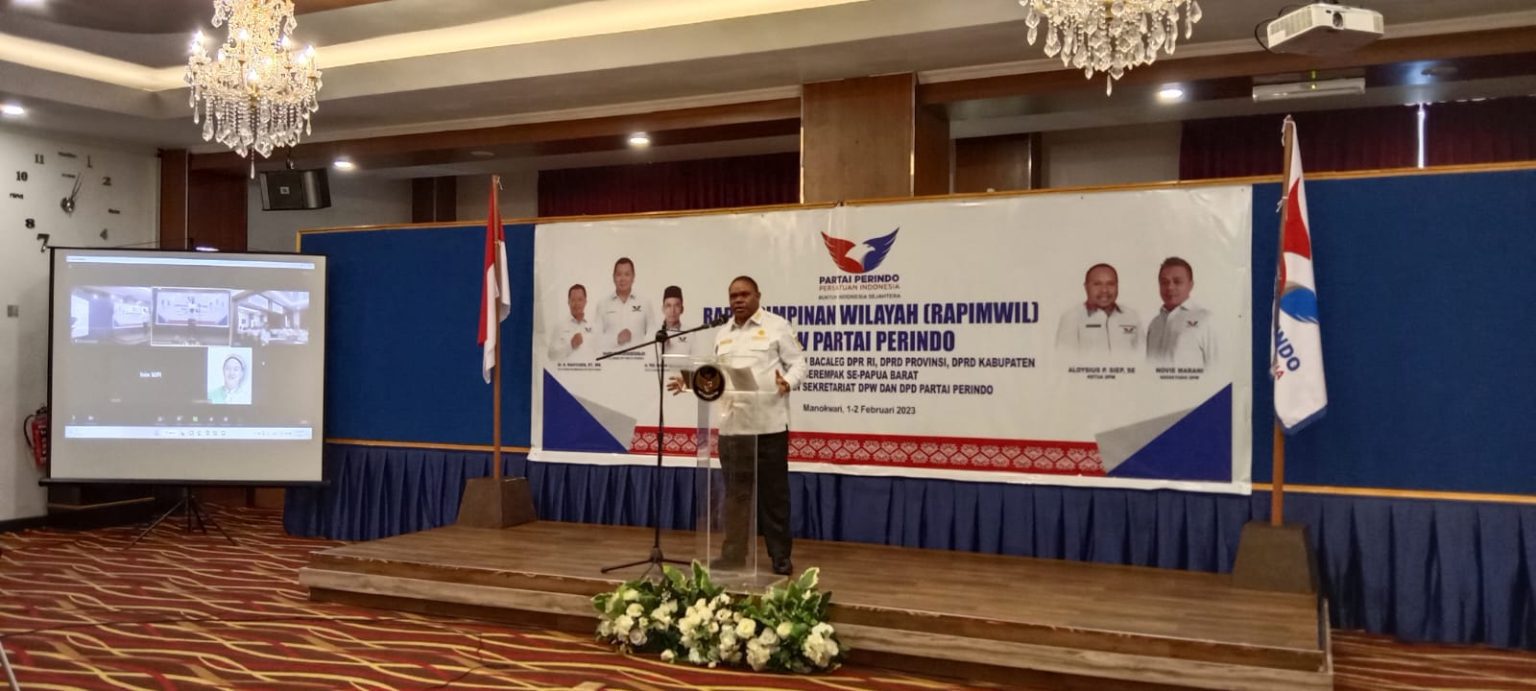 Bupati Hermus: Partai Perindo Papua Barat Punya Modal Kuat untuk Menjadi Pemenang di Pemilu 2024