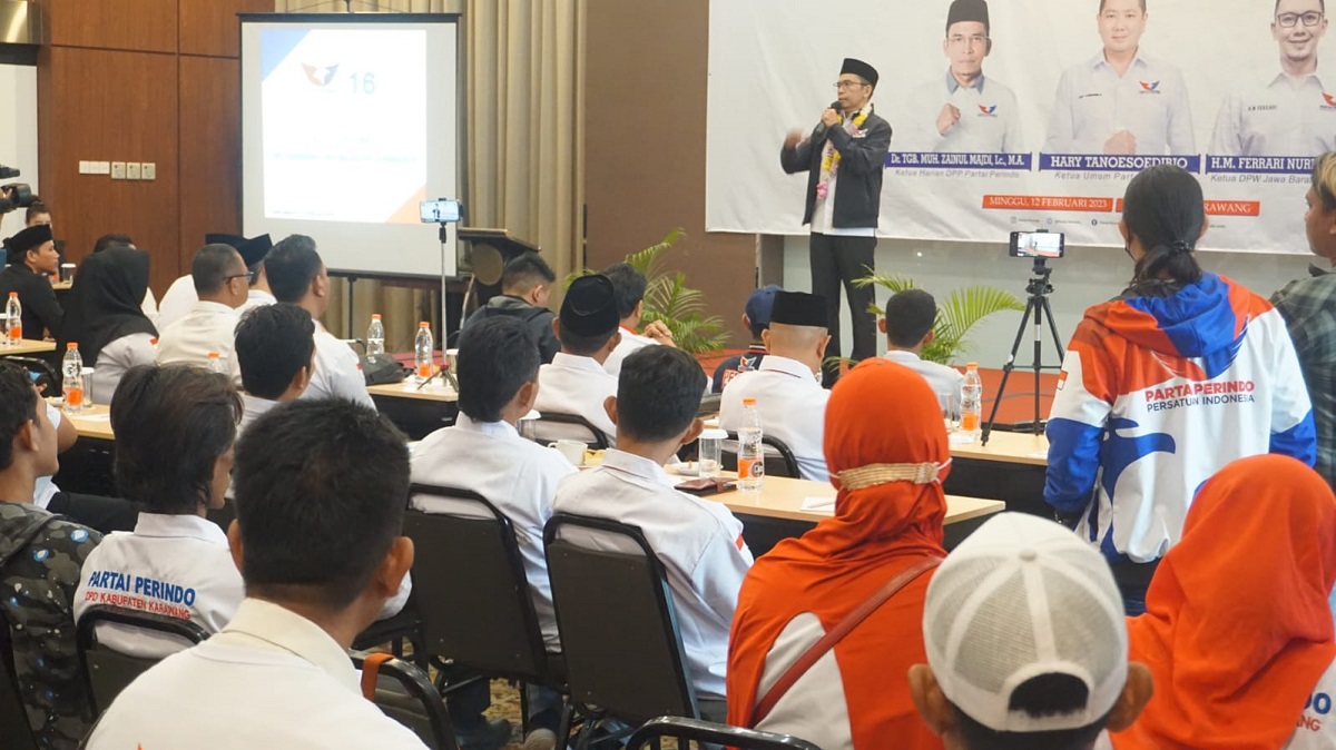 TGB Minta Kader Partai Perindo Fokus Kerja untuk Kesejahteraan Rakyat Jelang Pemilu 2024