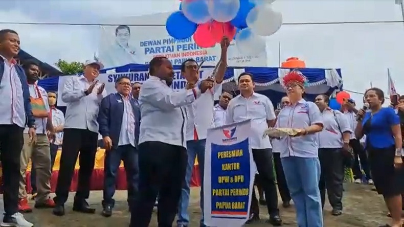 Partai Perindo Resmikan Kantor Sekretariat DPW dan DPD di Papua Barat 