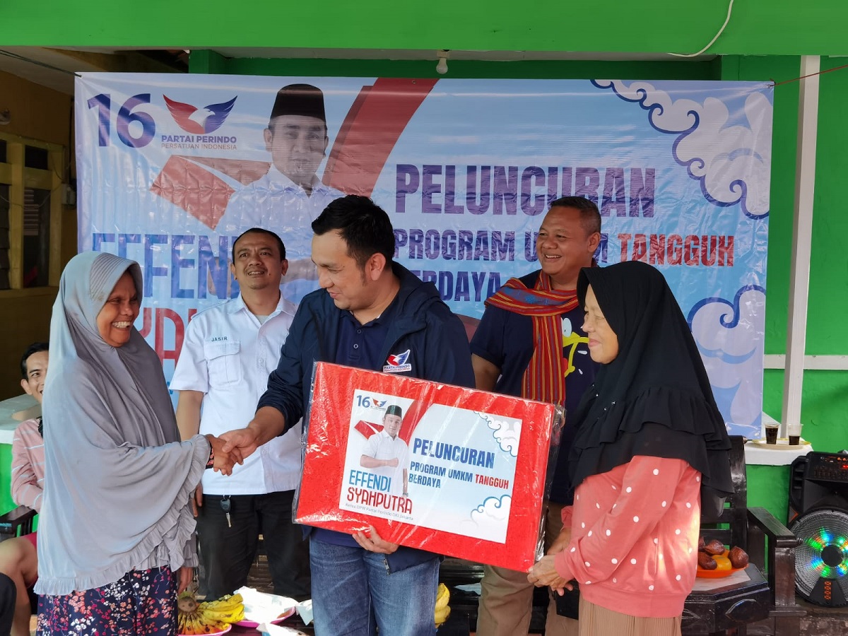 Partai Perindo DKI Harap Program UMKM Tangguh Berdaya Dapat Ciptakan Lapangan Kerja